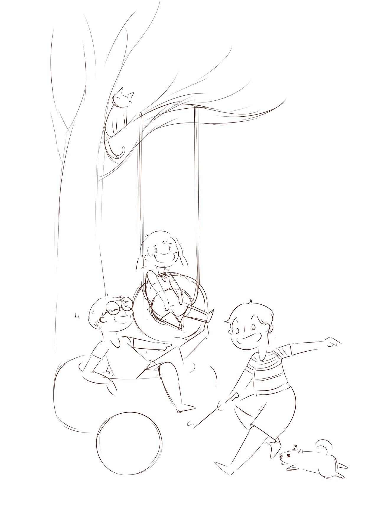 给优酷的61开机图（图ZMjkwMDEyMDg=） - 商业插画 - 站酷设计师水母咪原创素材 - 站酷ZCOOL