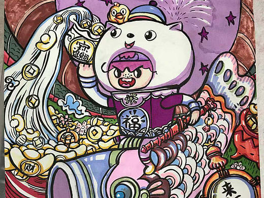 猪年大吉~新年画