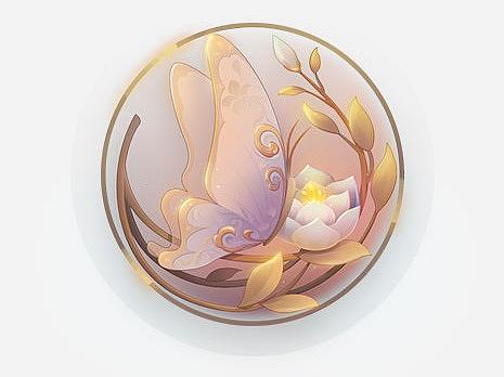 中国风赛博朋克图标设计欣赏