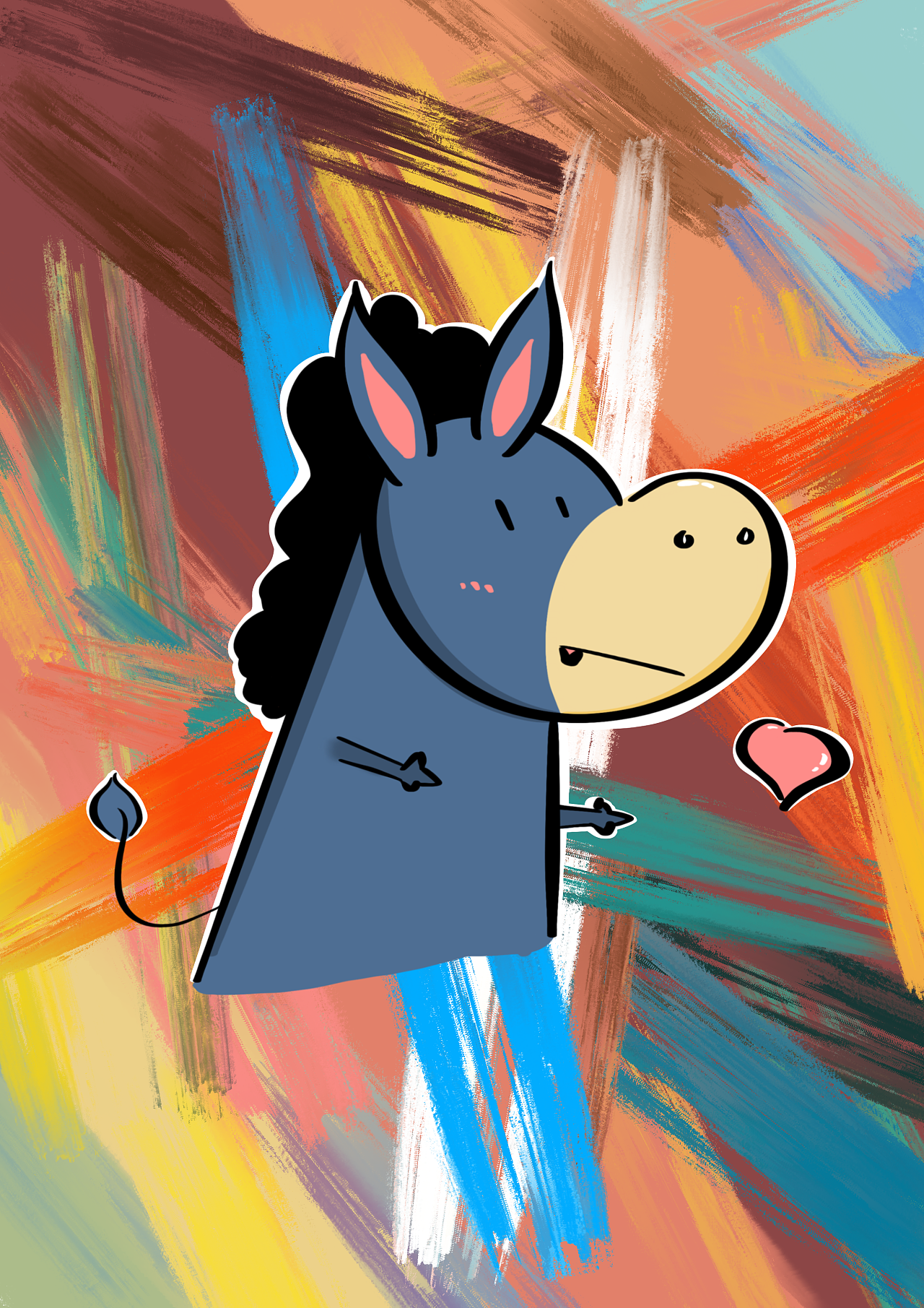 撞色驴|插画|创作习作|孤傲的小笼包 - 原创作品 - 站酷 (zcool)