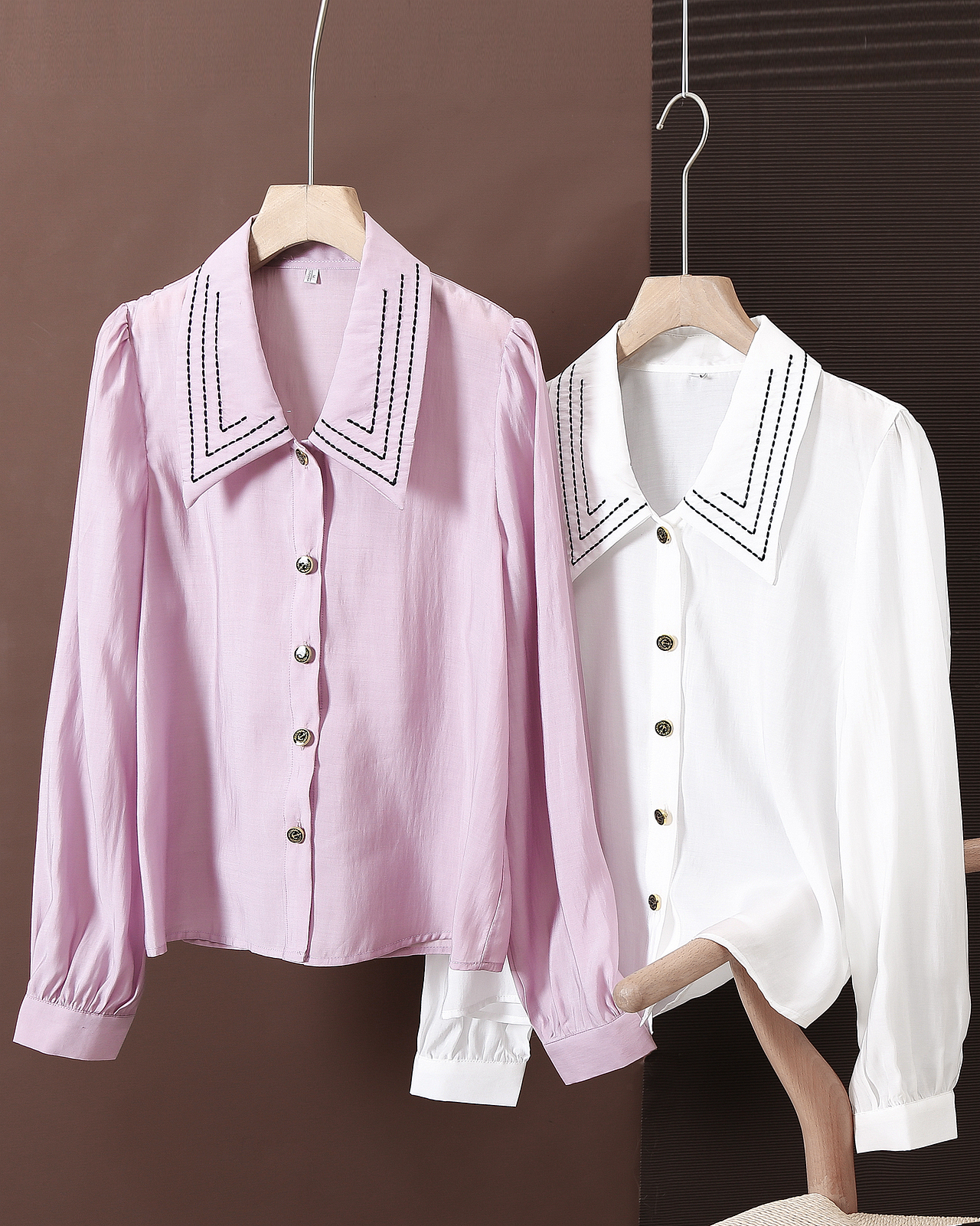 女装平铺创意组合图淘宝拍图