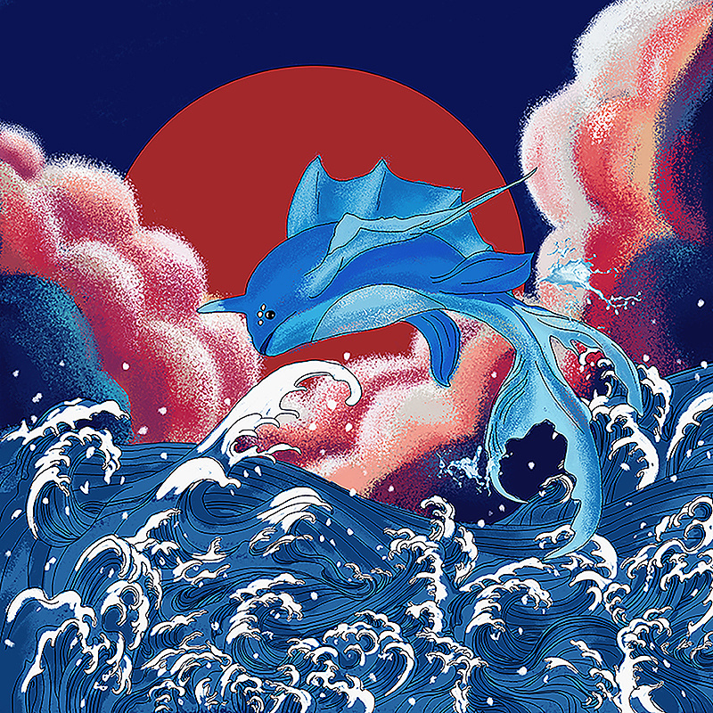 大海|插画|艺术插画|z98137721 - 原创作品 - 站酷 (zcool)