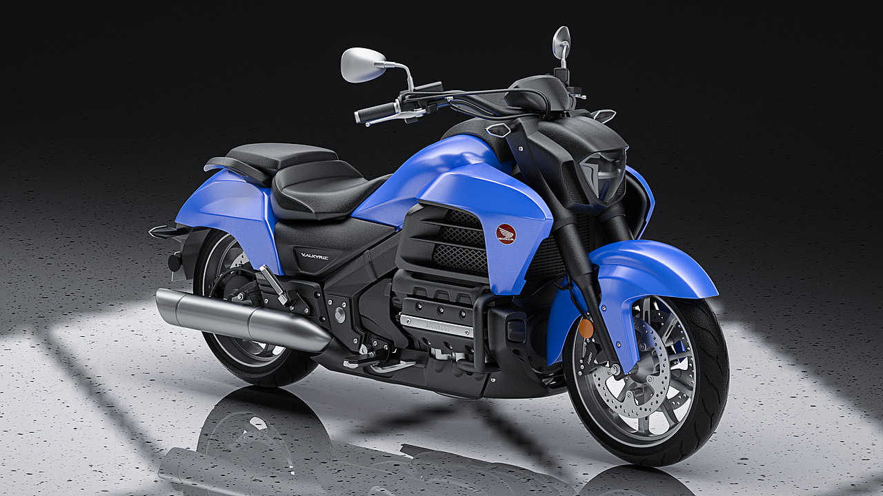 摩托车渲染_《Honda_Valkyrie_GL1800C_2015》