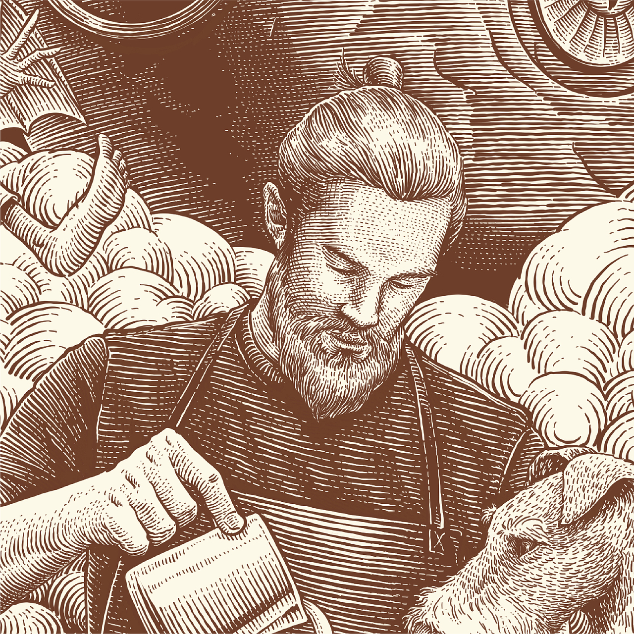 原创插画 | 狗狗的世界里咖啡是什么（图ZMzAxNTU2Mjcy） - 商业插画 - 站酷设计师花椒的Alex原创素材 - 站酷ZCOOL