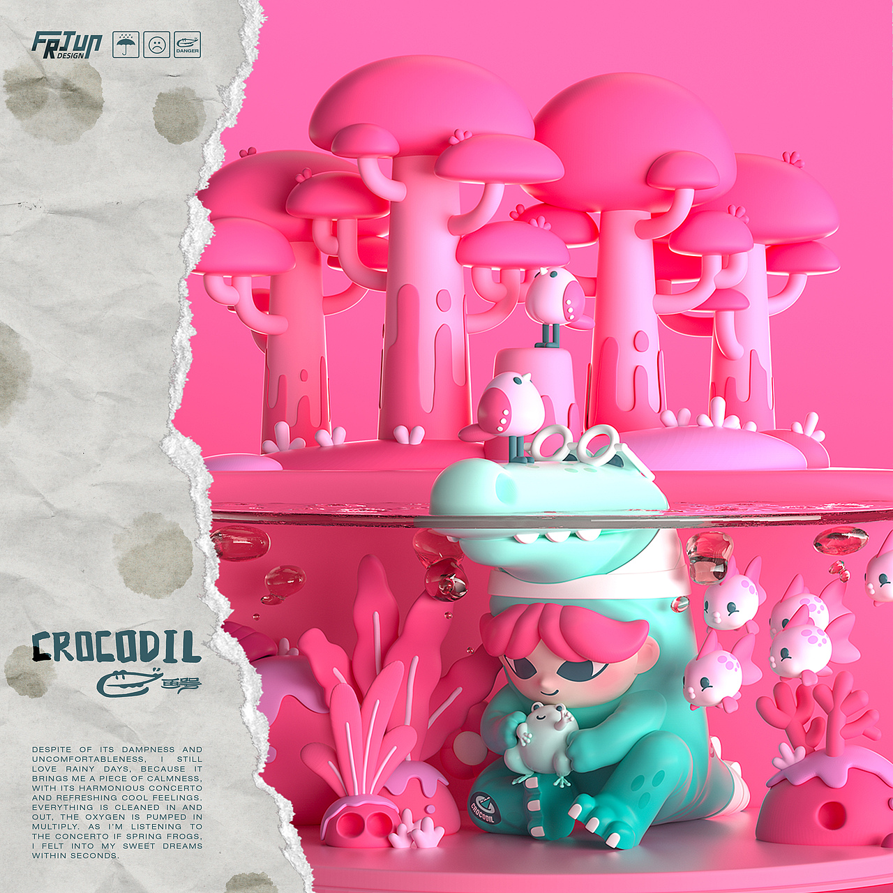 CROCODIL鳄——IP形象设计/盲盒设计（图ZMzQ5NzUzMTky） - IP形象 - 站酷设计师纷扰君原创素材 - 站酷ZCOOL