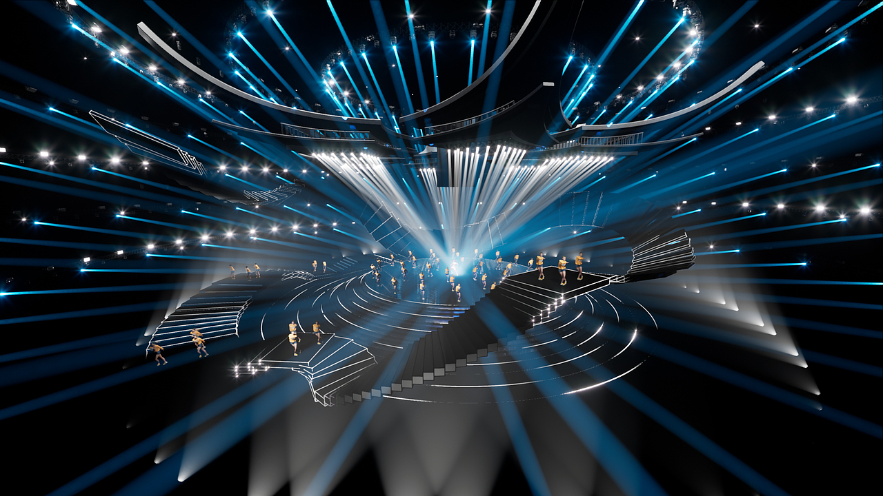 陕西丝路春晚2022舞美动画静帧（图ZMjg2NzUxOTcy） - 舞台美术 - 站酷设计师佐手哥原创素材 - 站酷ZCOOL