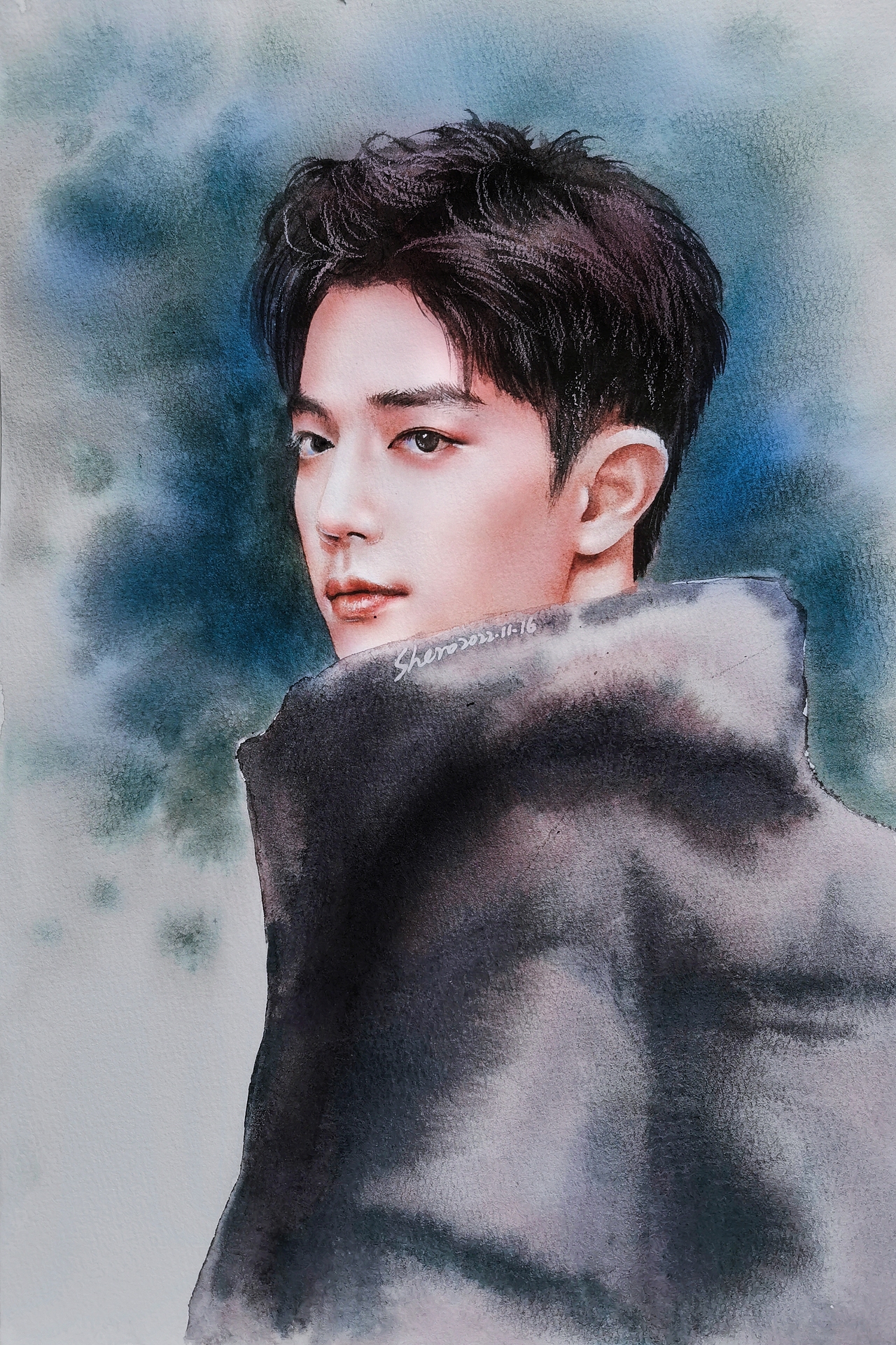 2024画画合集（肖战篇）（图ZMzgzNDU4OTQ4） - 艺术插画 - 站酷设计师Shero刘原创素材 - 站酷ZCOOL