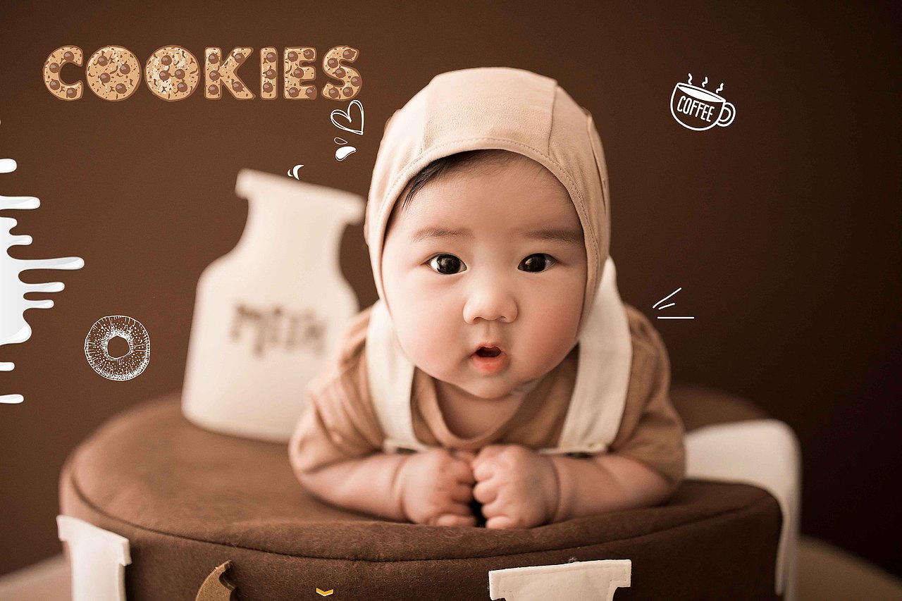 百天女孩场景服装