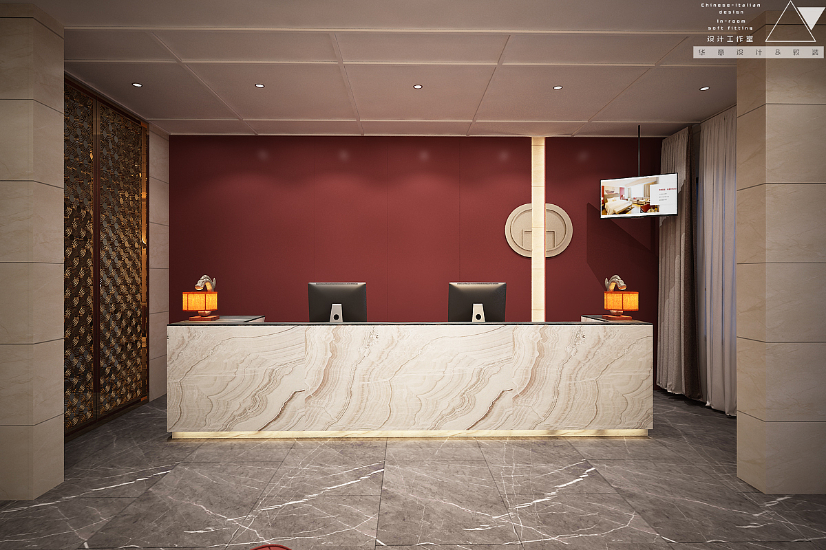 怡程酒店·酒店大堂·室内设计方案