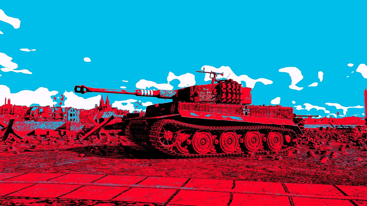 柏林城内的Tiger E型坦克 - 503重装甲营艾丽卡座驾 