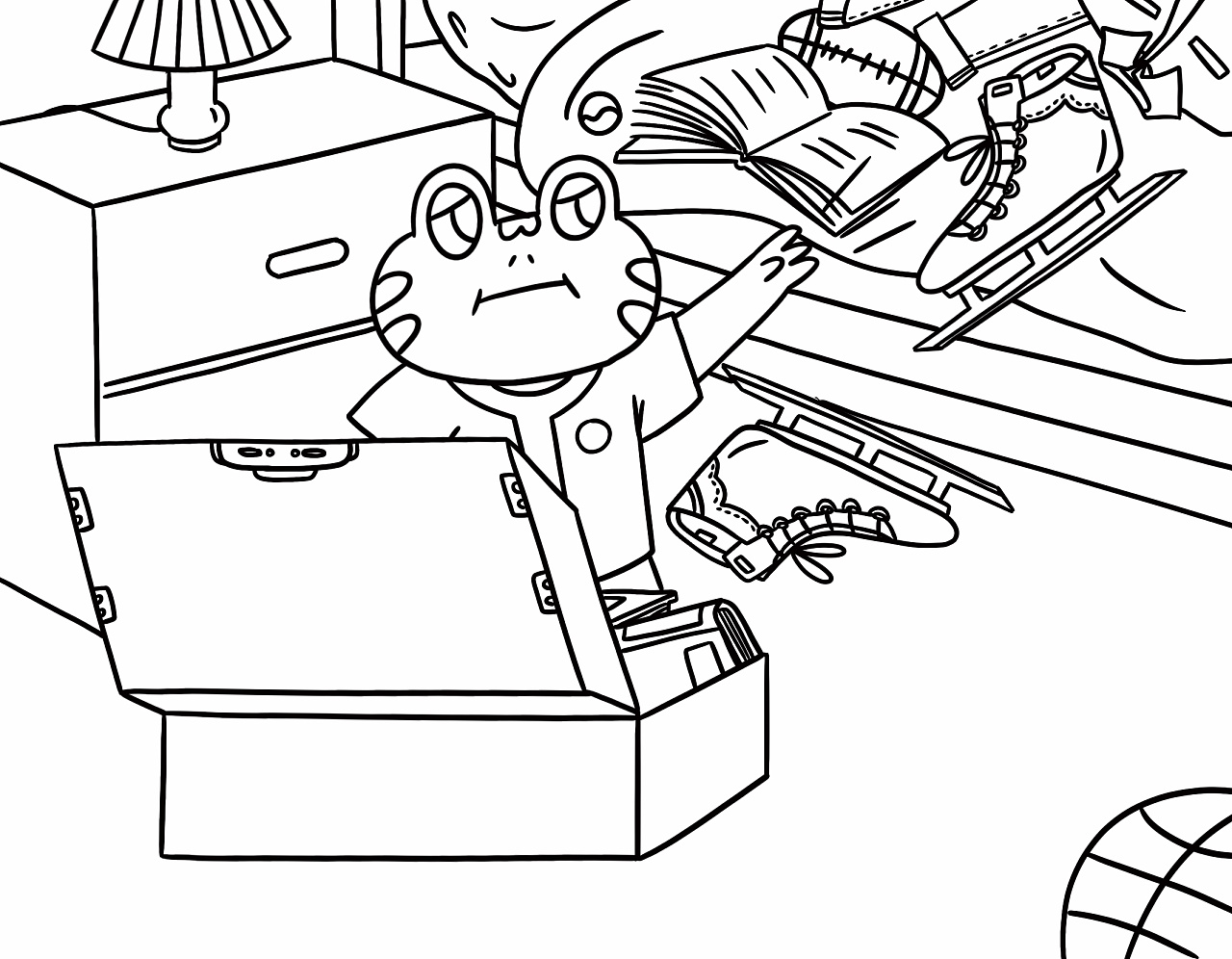 黑白儿童绘本故事集