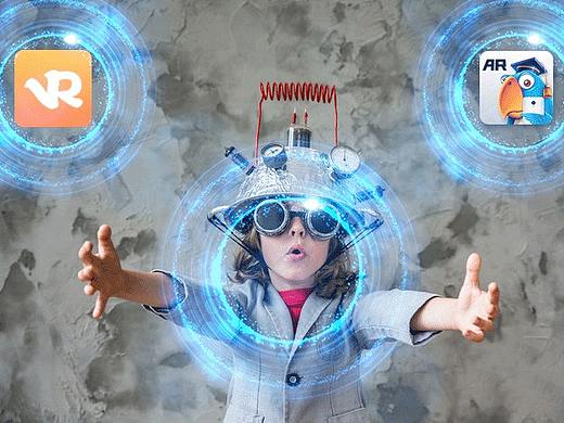 AR vs  VR 教育科普app