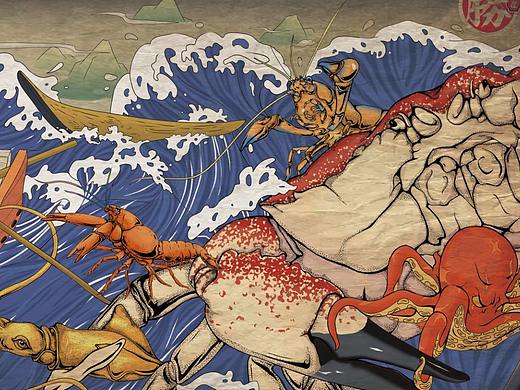 浮世绘电子壁画（续）
