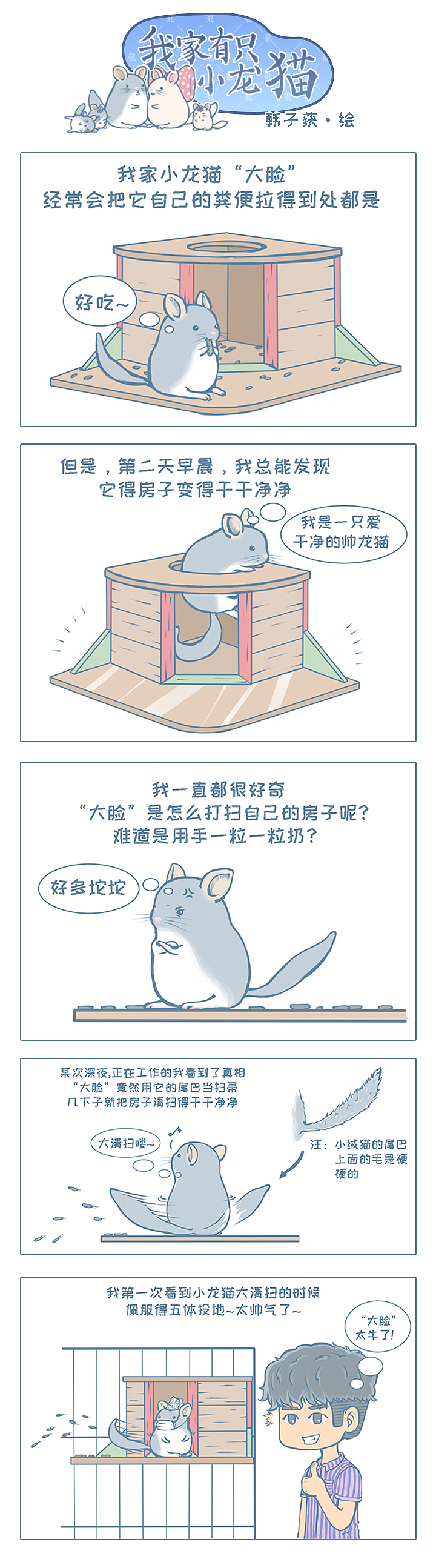 中国原创龙猫漫画《我家有只小龙猫》小故事13-15