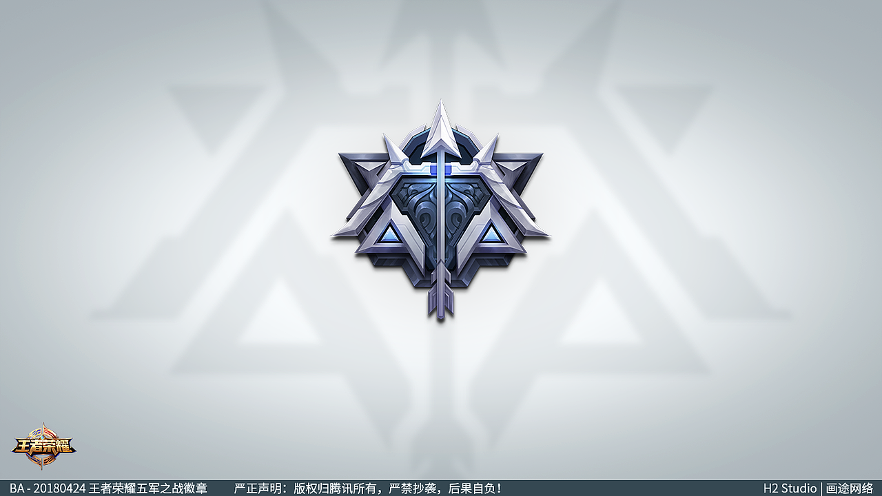 画途网络 | 《王者荣耀》五军之战徽章视觉展示（图ZMTMxOTk5MTYw） - 游戏UI - 站酷设计师YIGOUI原创素材 - 站酷ZCOOL