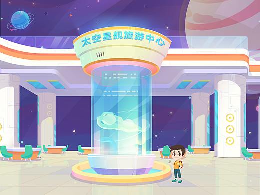 2021年的卡通背景—科技幻想类