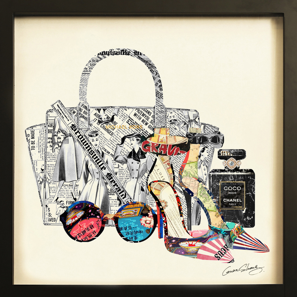 立体和平面的交集 多主题拼贴装饰画