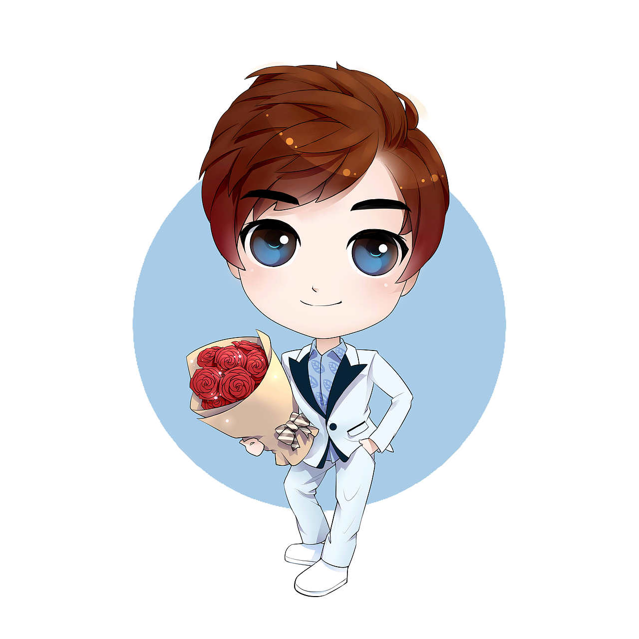 电视剧因为遇见你角色q版