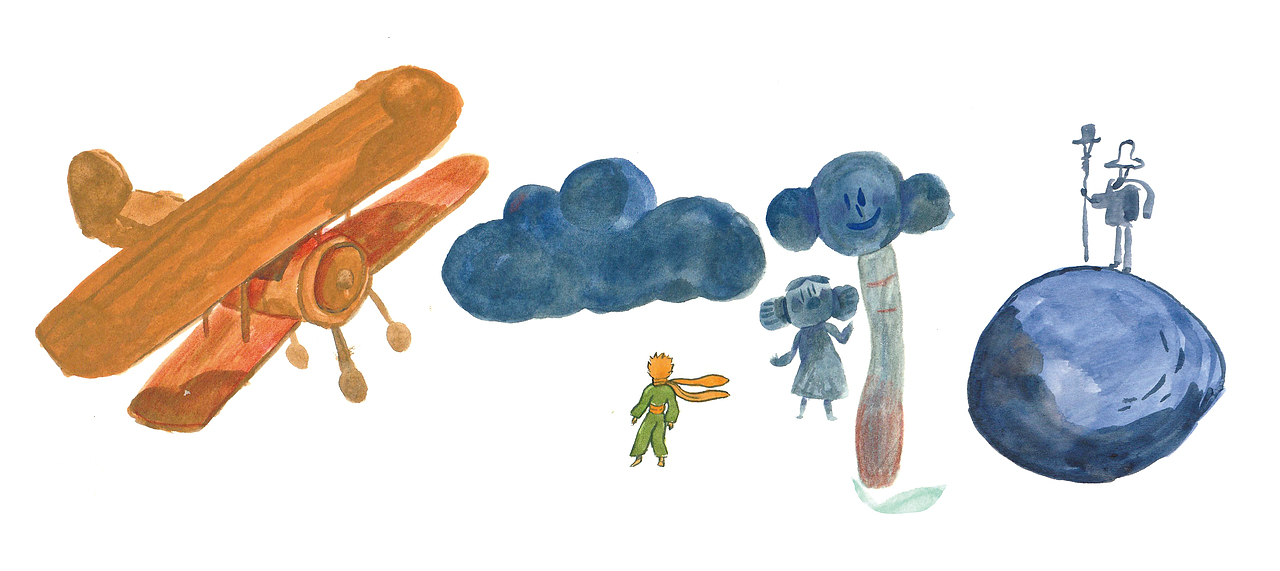 《小王子纯美珍藏绘本》手绘版