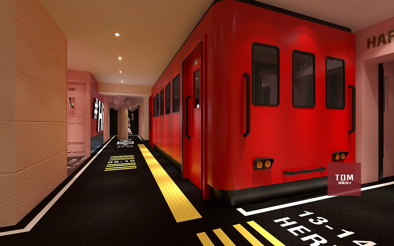 网红直播间公共区域