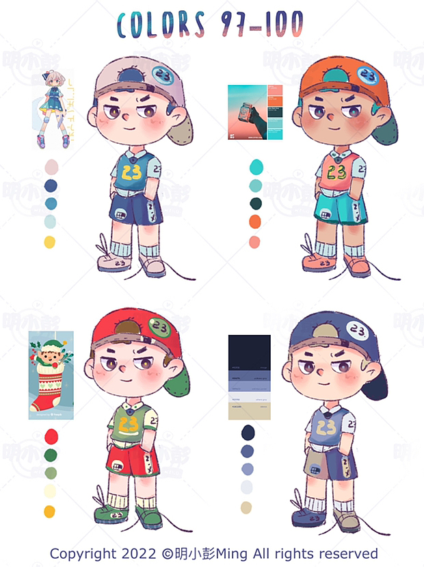 人物色彩练习合集