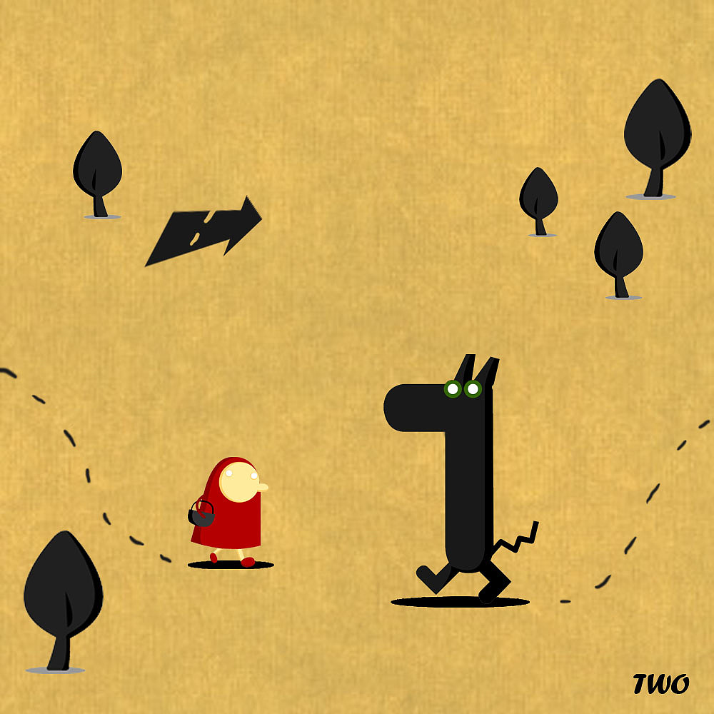 作业之做------小红帽（图ZNTAzNjIw） - 新锐潮流插画 - 站酷设计师TauM原创素材 - 站酷ZCOOL