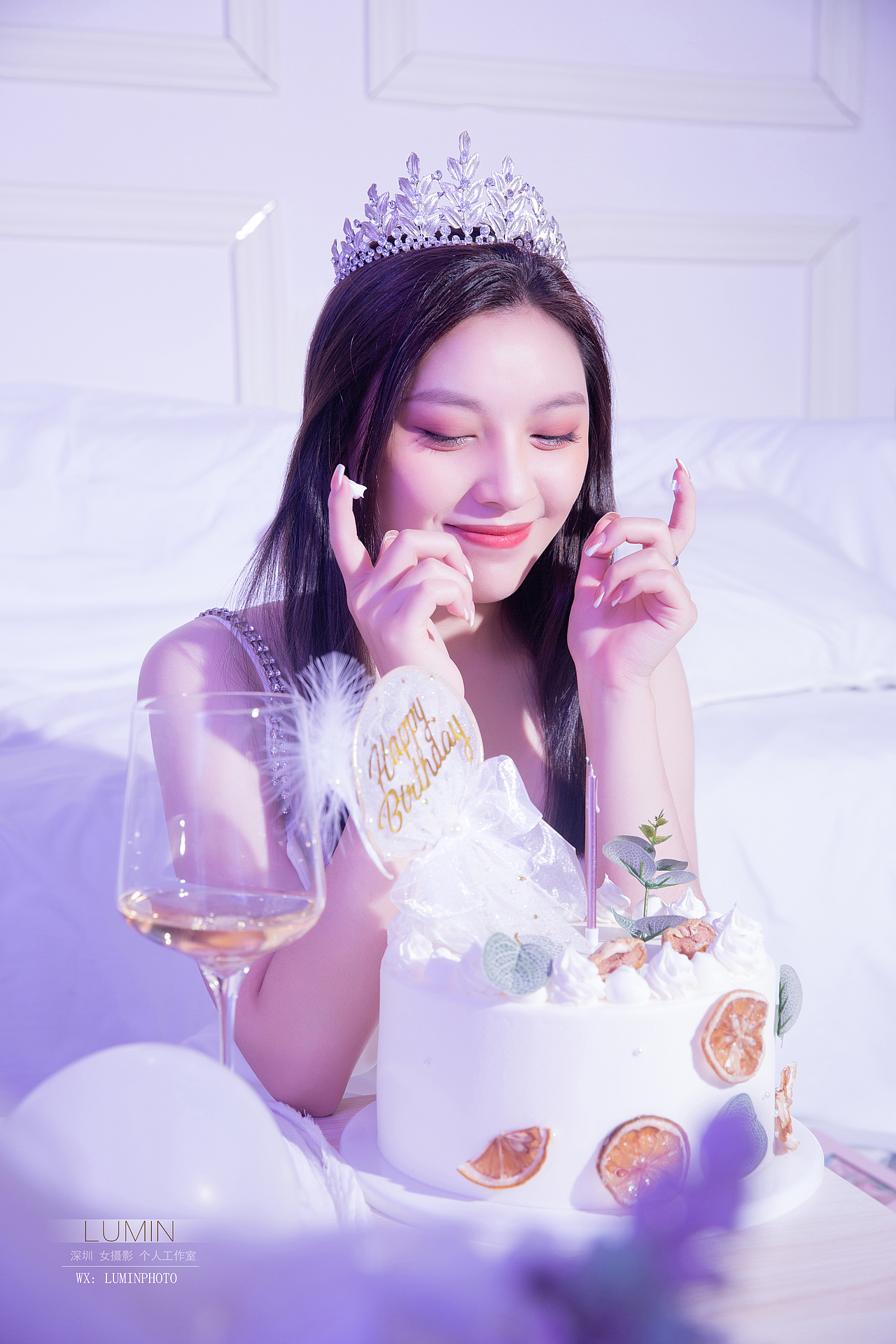 #深圳约拍生日写真 留念照   生日拍照 蛋糕蜡