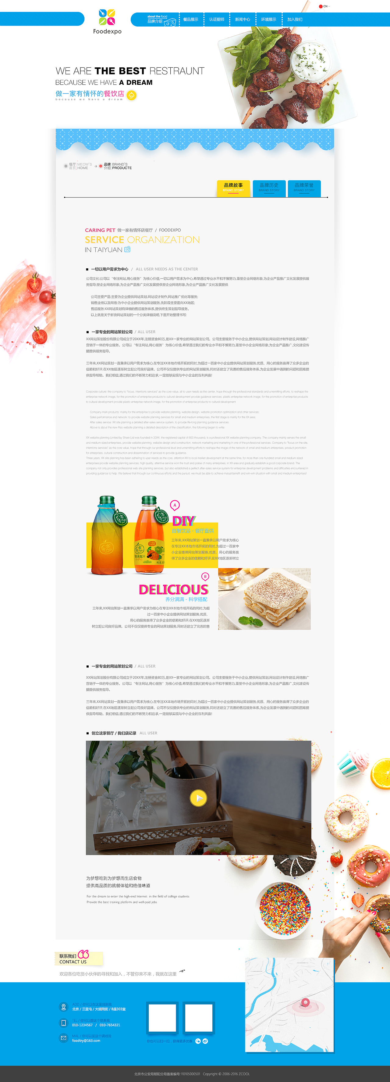 电商网站--餐饮