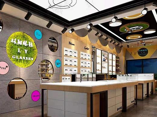 眼镜店装修的色彩搭配，不止颜色搭配而已。