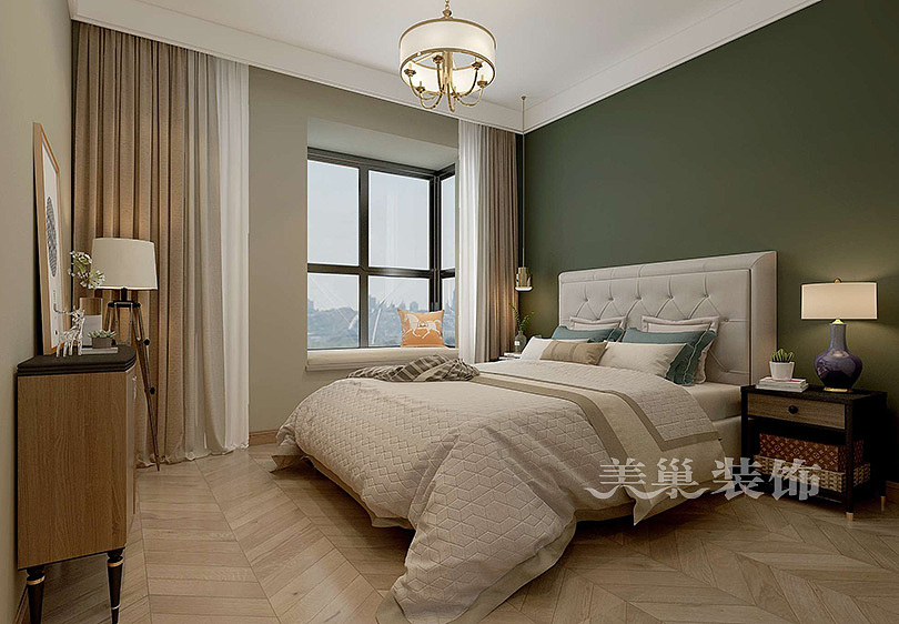 北欧风主卧效果图