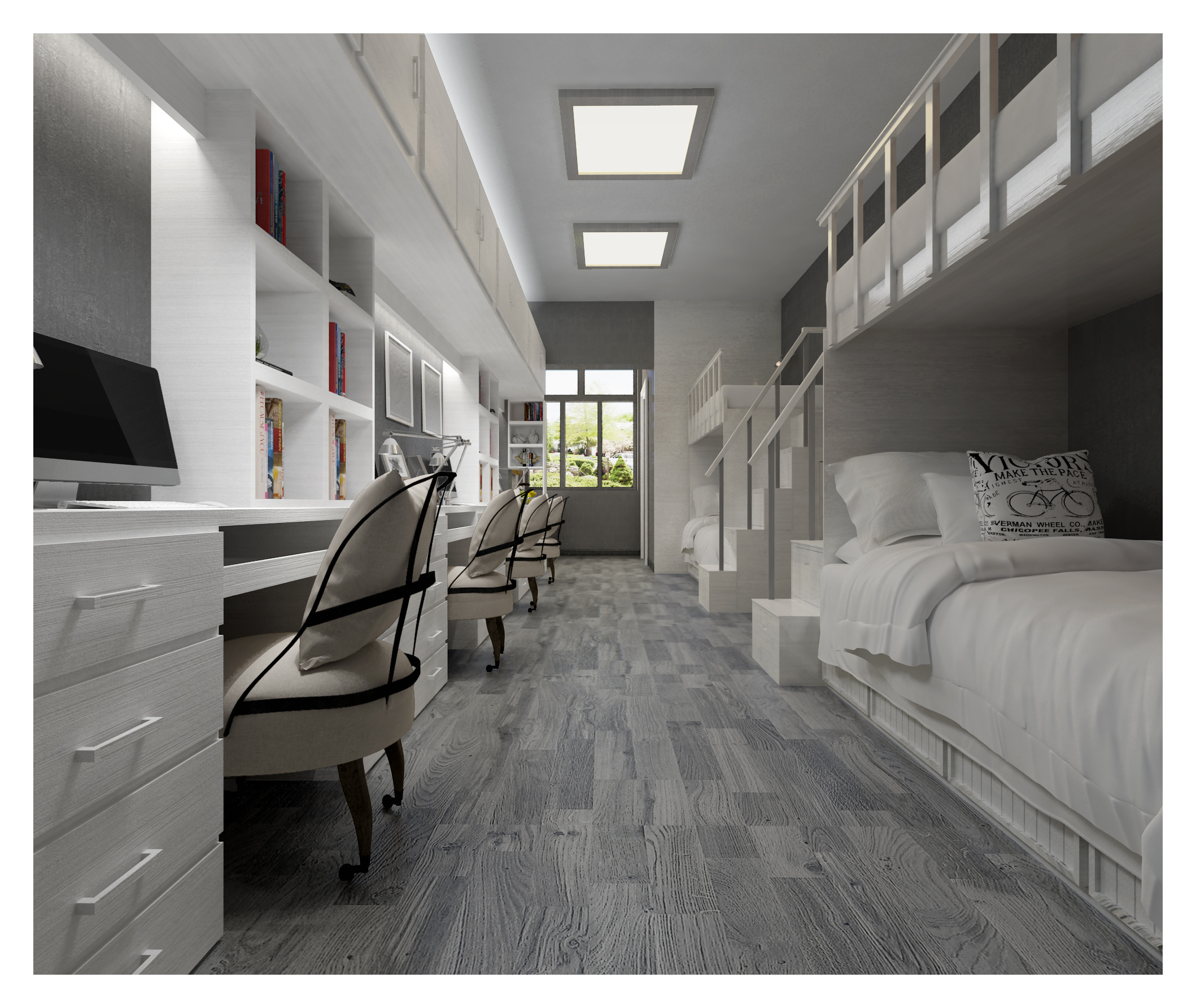2018宿舍公寓床设计-房天下装修效果图