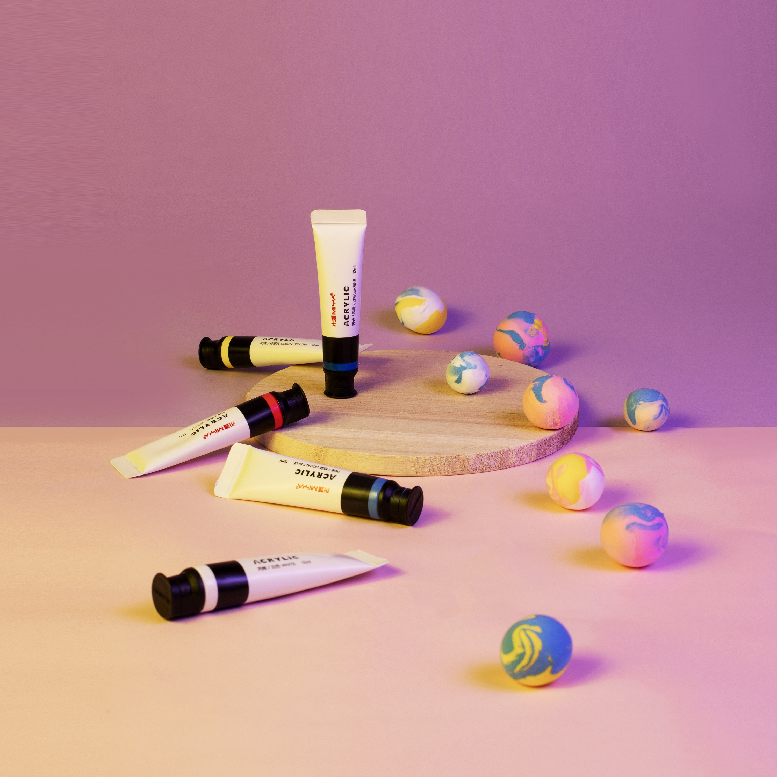 便携式支装绘画颜料