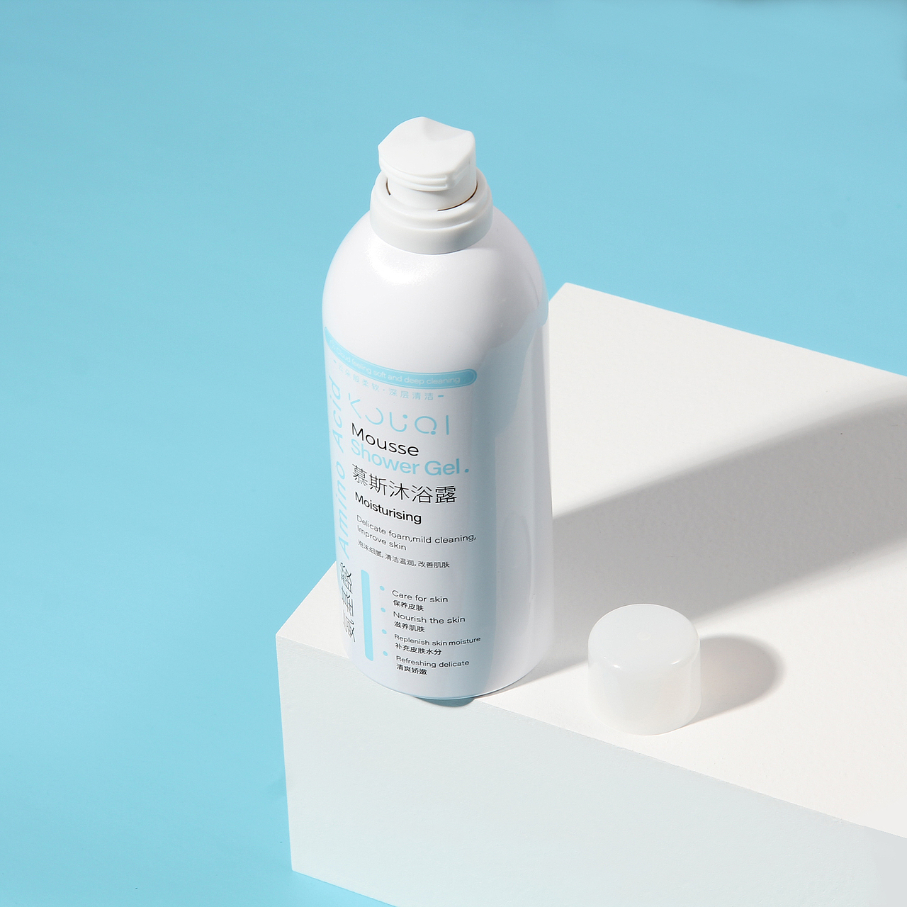 慕斯沐浴露实拍