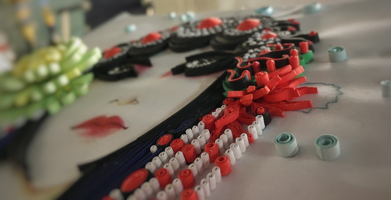 #衍紙#京劇花旦（圖ZMTc3MDgzNjEy） - 其他手工藝 - 站酷設計師白甜甜歐德里原創(chuàng)素材 - 站酷ZCOOL