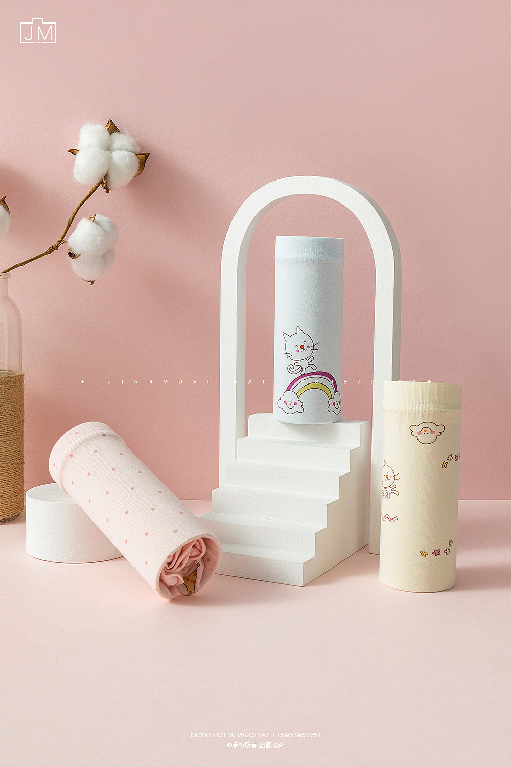 儿童内裤摄影丨简木视觉 × 女童内衣少女文胸 产品拍摄