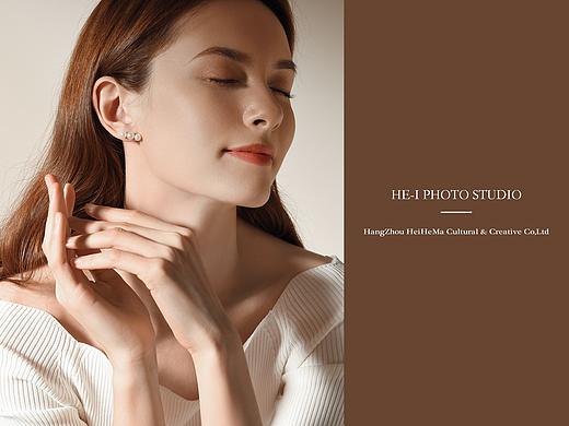 杭州产品摄影 「珠宝首饰 珍珠 耳钉」黑和马