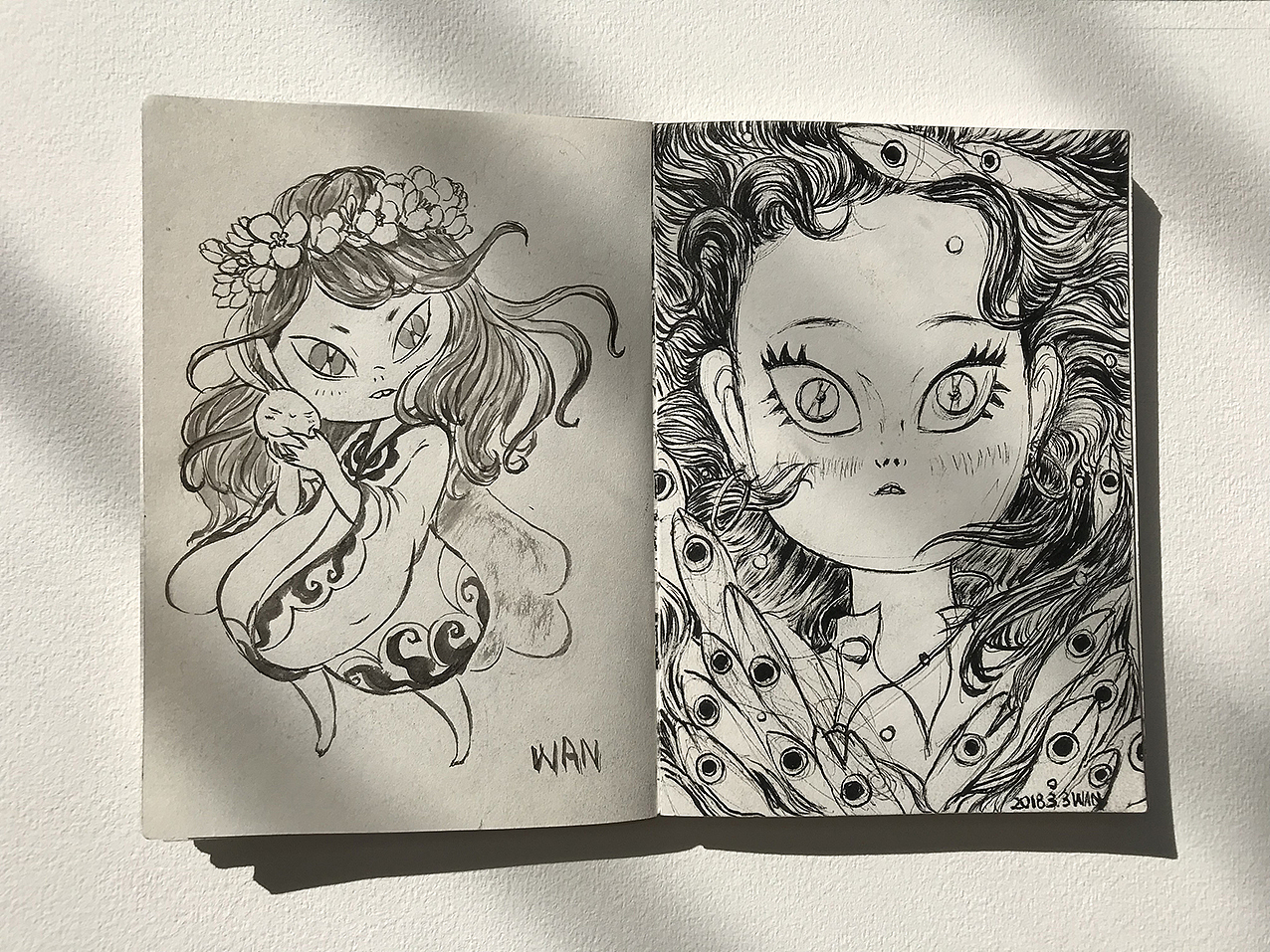 插画日常（图ZMTMxMTQ0MjM2） - 创作习作 - 站酷设计师王小玩原创素材 - 站酷ZCOOL