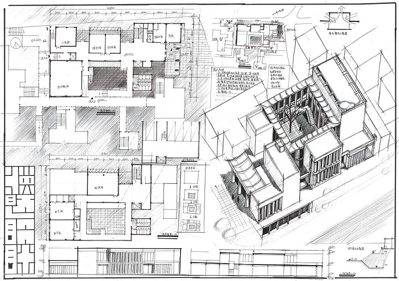 建筑快题设计作品(卓越手绘)