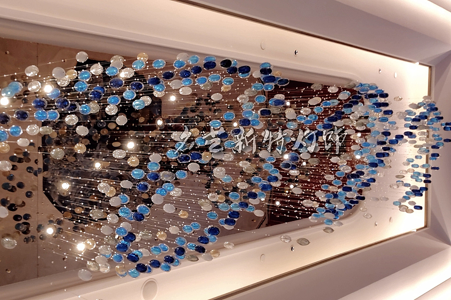 酒店电梯间艺术吊灯定制 名艺新特灯饰