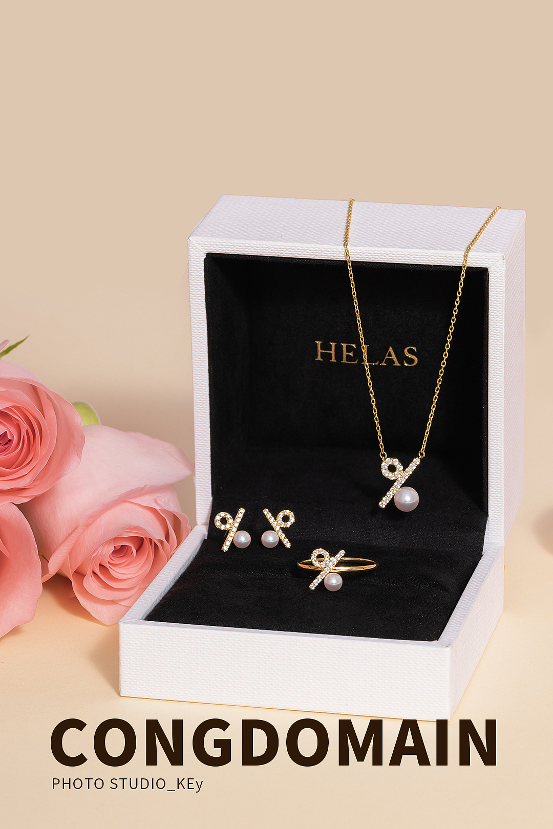 珍珠首饰摄影 | 百分比系列（图ZMjkyMzAxNjg0） - 产品摄影 - 站酷设计师KEy_DomainStudio原创素材 - 站酷ZCOOL