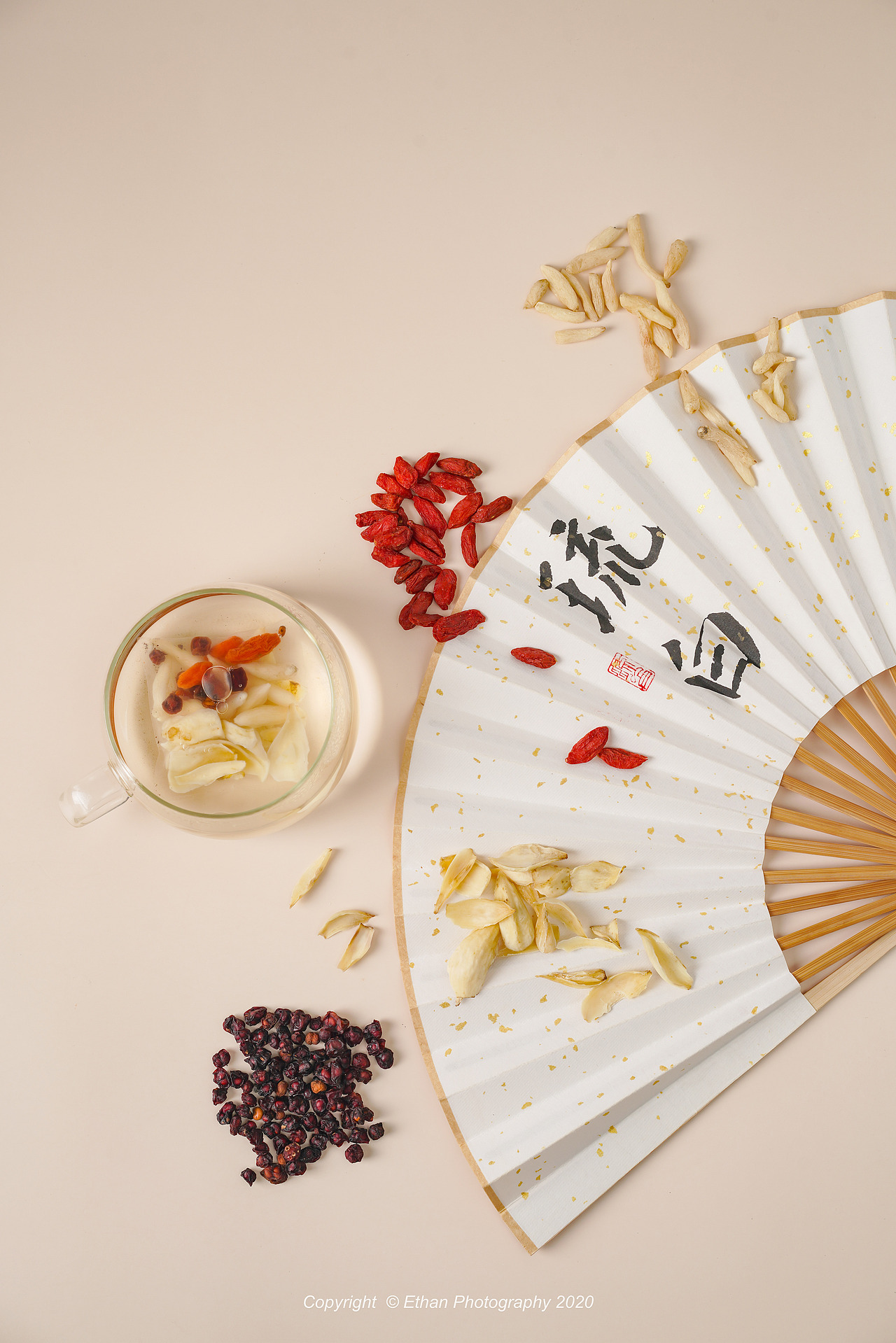 琉白养生茶，清新自然亮调电商图（图ZMjIyMTg2MTky） - 产品摄影 - 站酷设计师无语宸原创素材 - 站酷ZCOOL