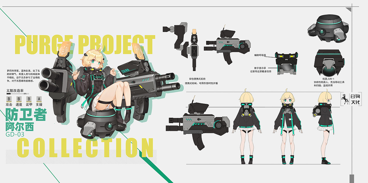 2018年科幻日系设定图系列
