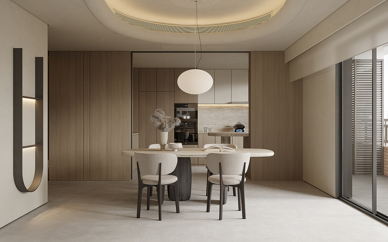 现代诧寂风格效果图（图ZMjY1NTU3MzY4） - 家装设计 - 站酷设计师呜叽唛叽原创素材 - 站酷ZCOOL