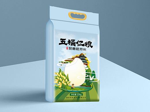大米包装设计——日作设计（西安包装设计  logo设计）
