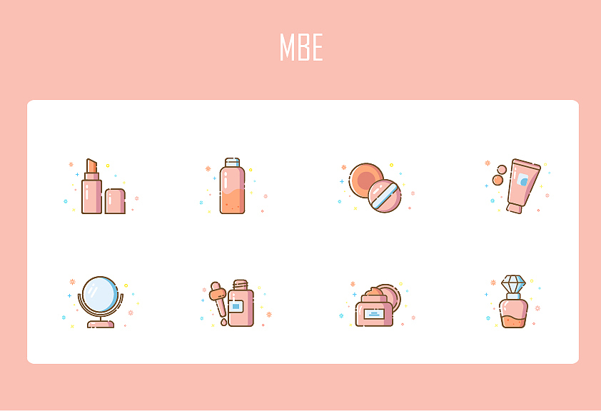 化妆品图标（图ZMTU1MjY5ODQ4） - Logo - 站酷设计师橙鱼鱼原创素材 - 站酷ZCOOL