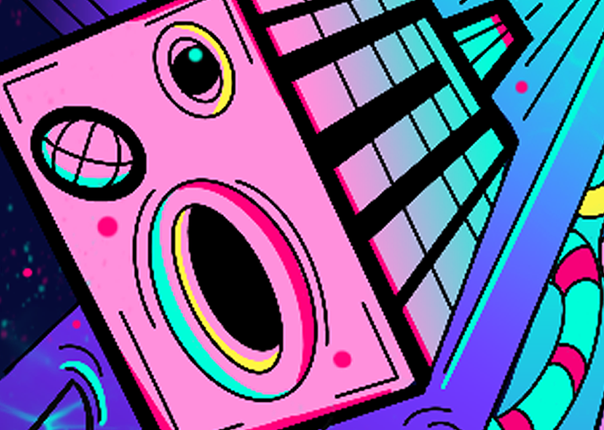 让生活充满音乐/主题插画