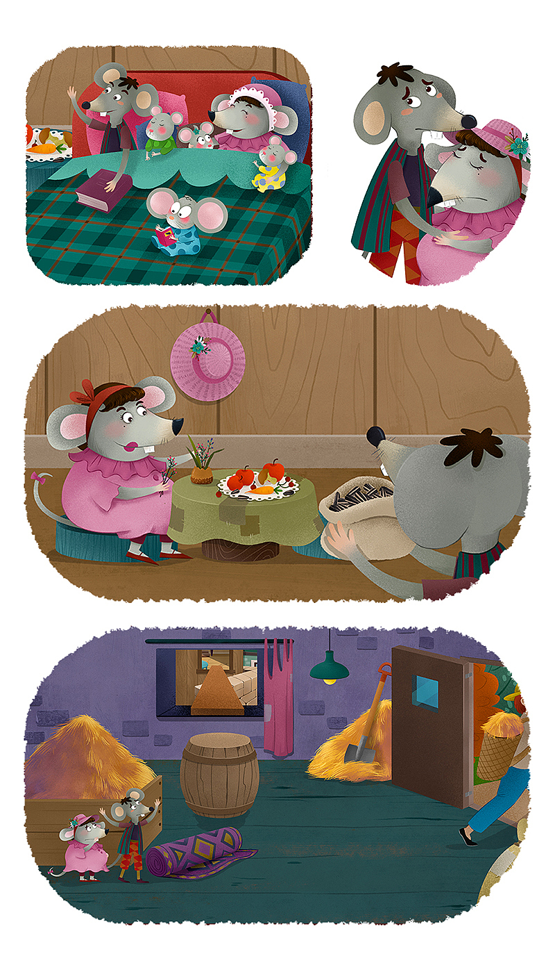 绘本《The little ... . . Woodworker》（图ZMjMxMDYzMjky） - 绘本 - 站酷设计师是龙年原创素材 - 站酷ZCOOL