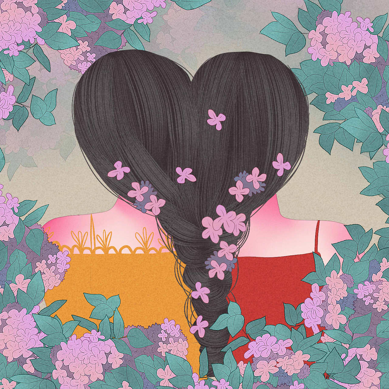 #Lucky Girl# 四月。闺蜜季|插画|商业插画|杨小洋插画 - 原创作品 - 站酷 (ZCOOL)