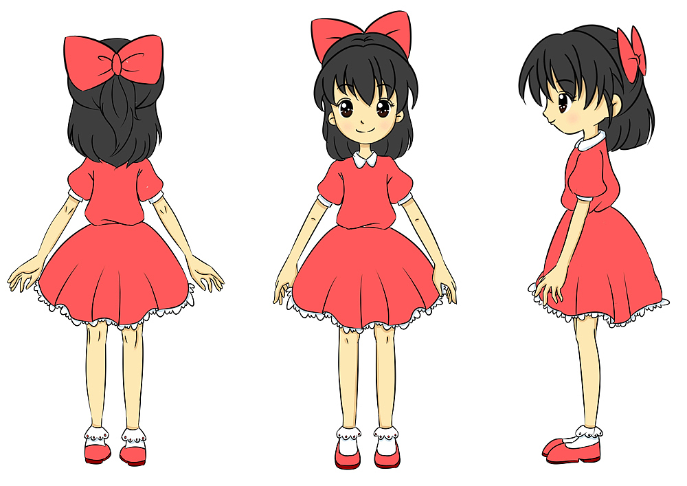 卡通人物设计-人物三视图_韩偌熙-站酷zcool