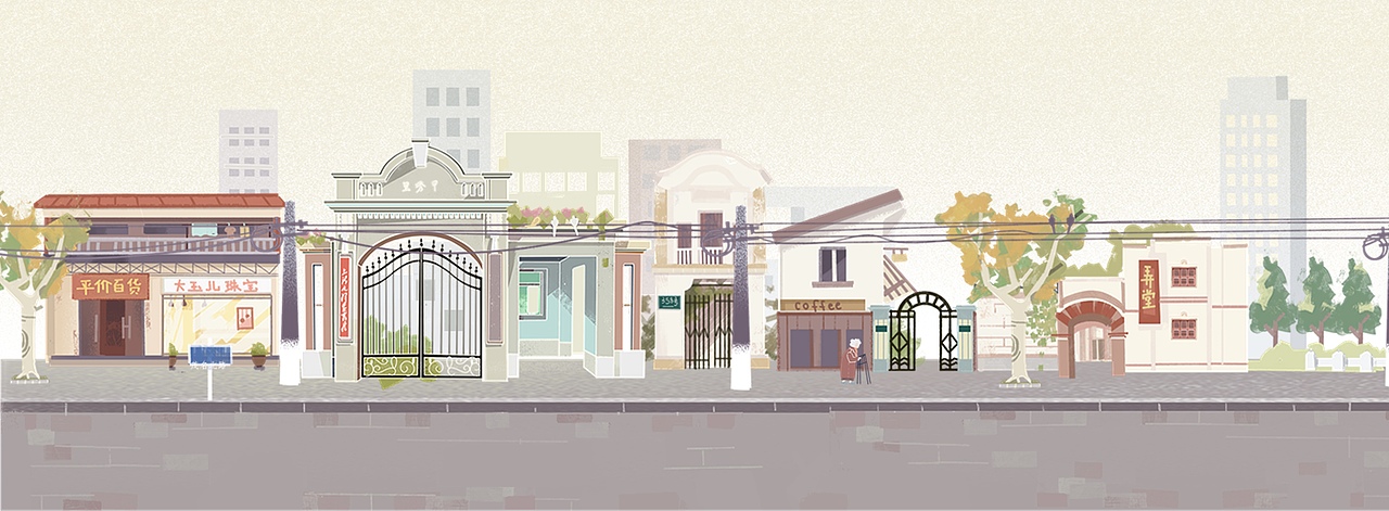 上海红色景点地图设计（图ZMjQ2NjAyNzIw） - 图案 - 站酷设计师粥粥粥子原创素材 - 站酷ZCOOL